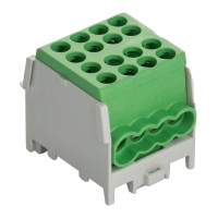 Pollmann - 2080175 - Hauptleitungsabzweigklemme HLAK 25-1/6 M2 grün