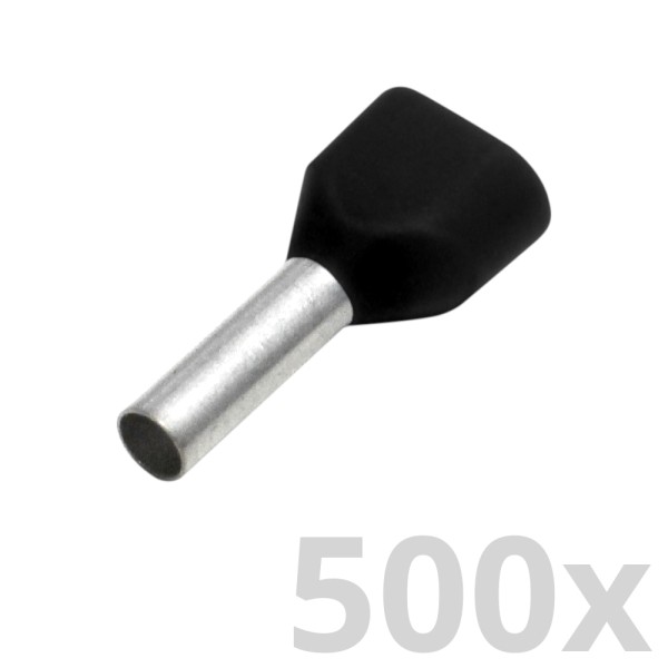 Houben - 700472 - 500x Zwillings-Aderendhülse 1,5mm²