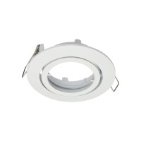 Rutec - ALU55371-M - Einbaustrahler für MR16-Leuchtmittel weiß