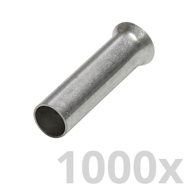 Houben - 700116 - 1000x Aderendhülse 1,0mm² unisoliert