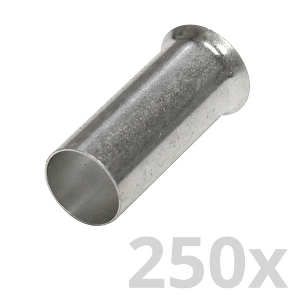 Houben - 700144 - 250x Aderendhülse 6,0mm² unisoliert