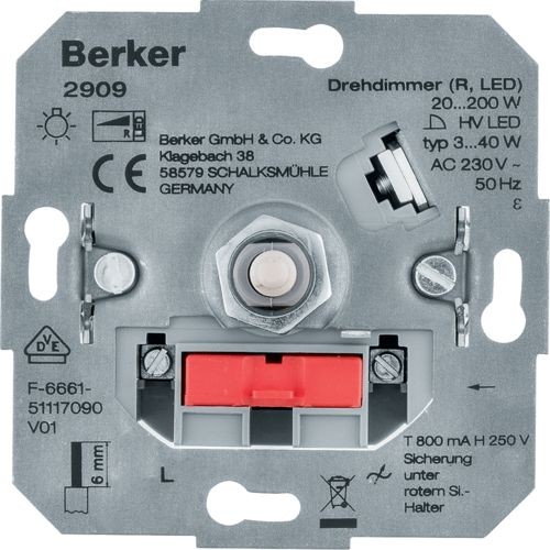 Berker - 2909 - Drehdimmer